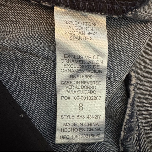 Democracy “Ab”leisure High Rise Rolled Cuff Shorts Size 8 NWT Pull On Drawstring - Picture 6 of 9